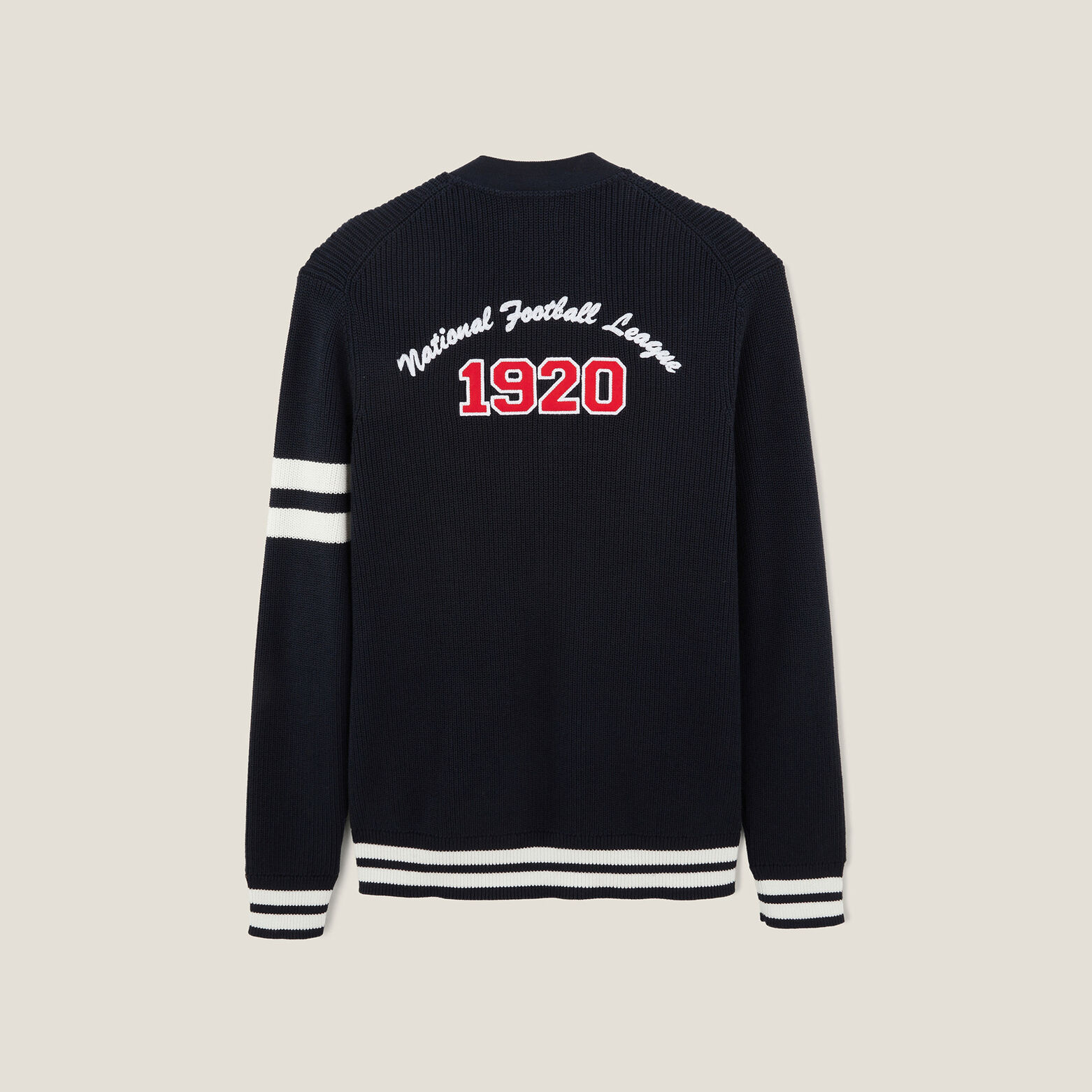 Gilet cardigan boutonné licence NFL