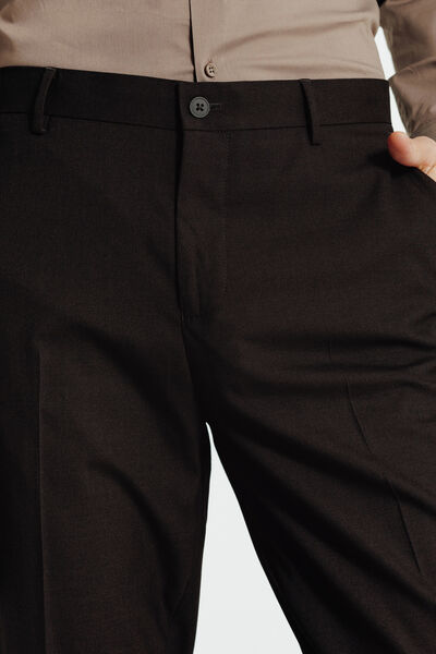 Pantalon de costume confort uni