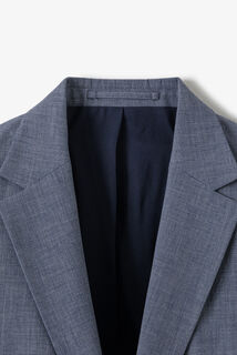 Tweekleurig comfort fit kostuumvest