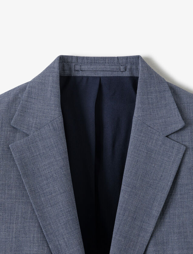 Tweekleurig comfort fit kostuumvest