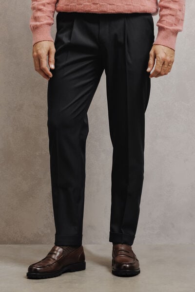 Pantalon confort tissage twill
