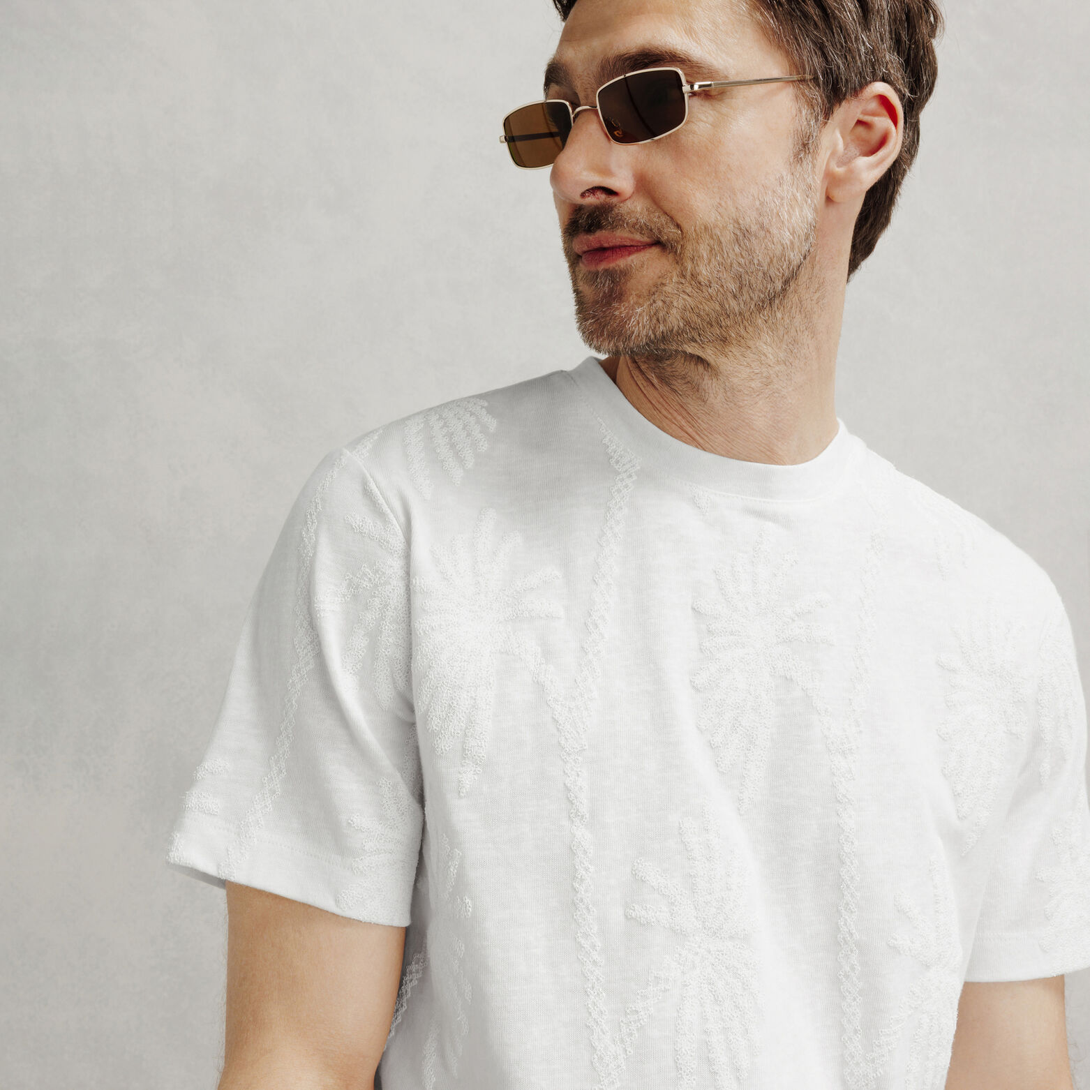 Tee shirt imprim&eacute; palmier