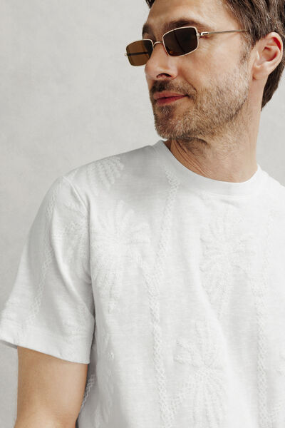 Tee shirt imprim&eacute; palmier
