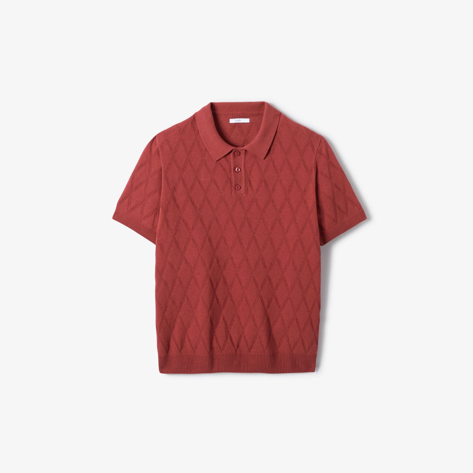 Polo en maille ajour&eacute;