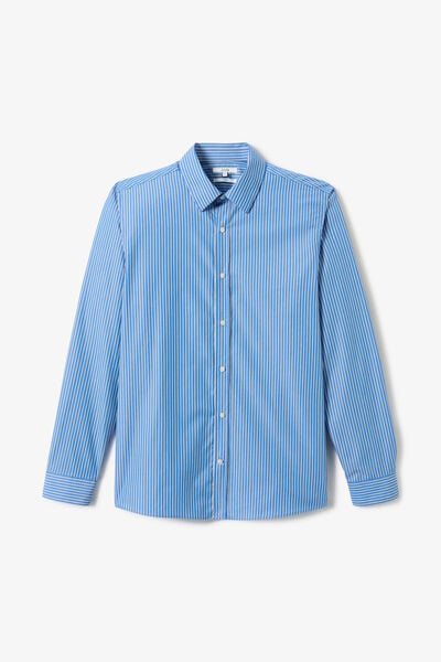 Chemise 100% coton regular ray&eacute;e