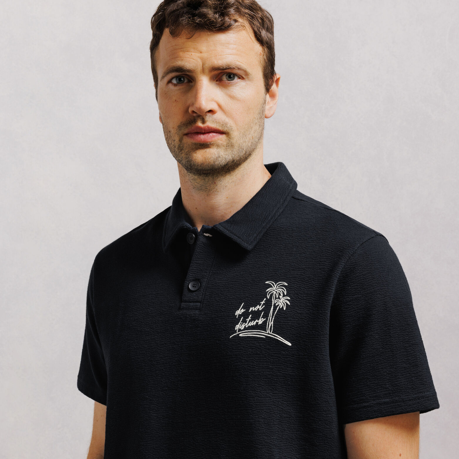 Polo manches courtes brod&eacute;
