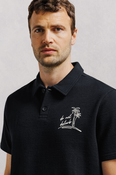 Polo manches courtes brod&eacute;