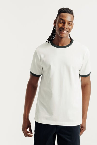 Tee shirt  contrast&eacute;