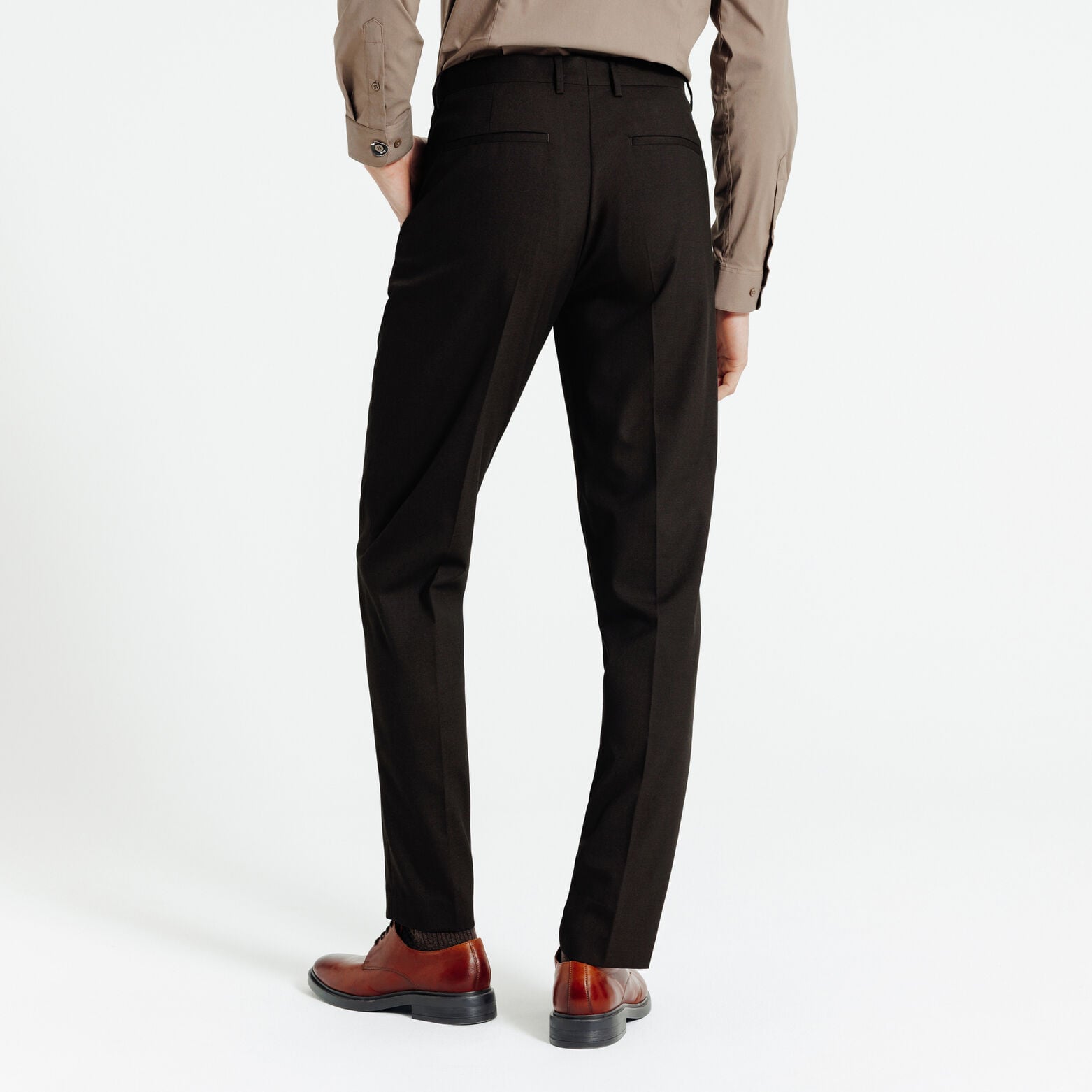 Pantalon de costume confort uni