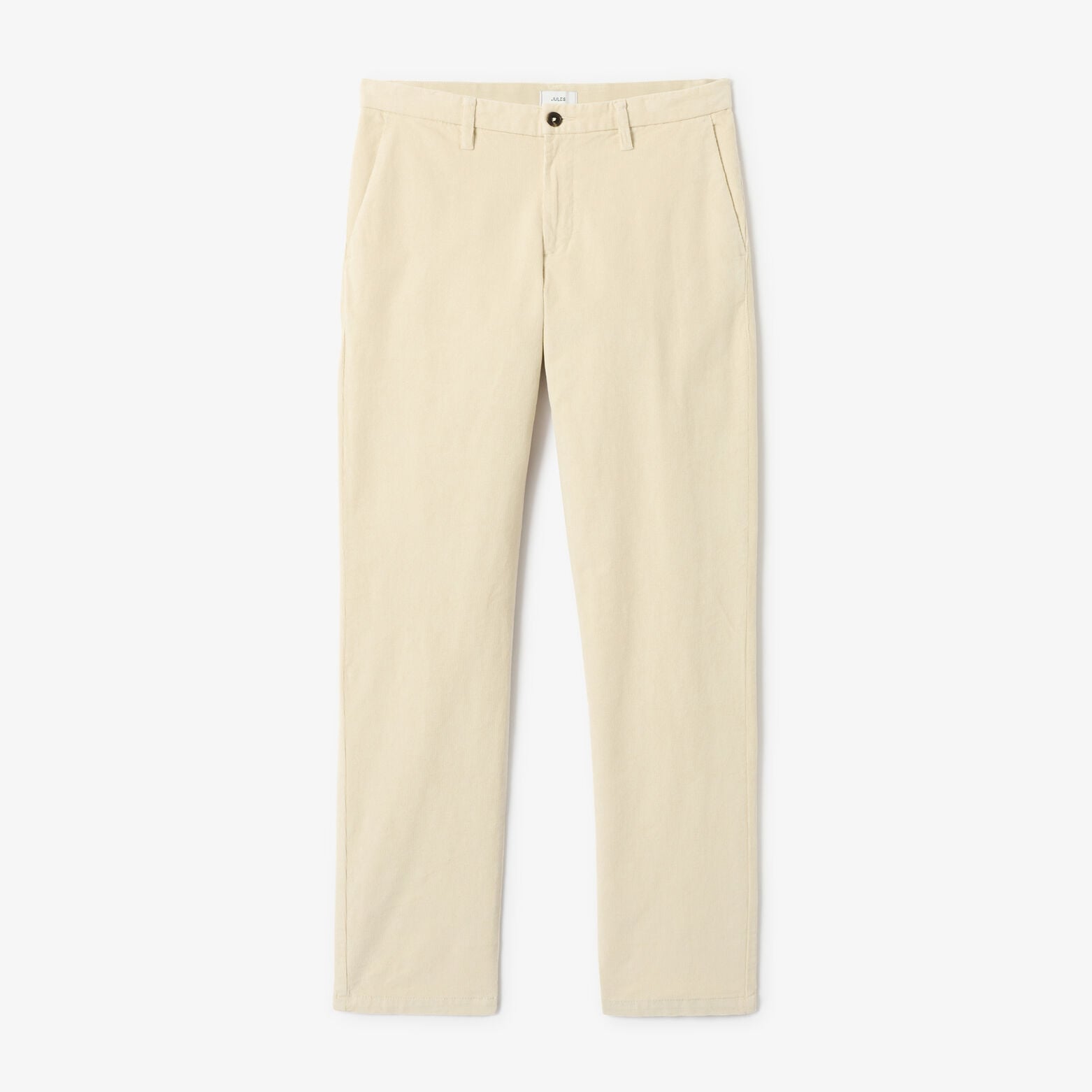 Fluwelen straight chinobroek