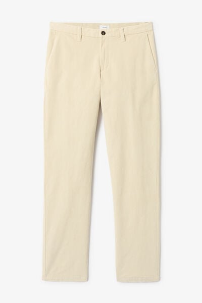 Pantalon chino straight en velours