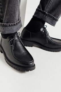 Derbies &agrave; lacets &agrave; semelle crant&eacute;e