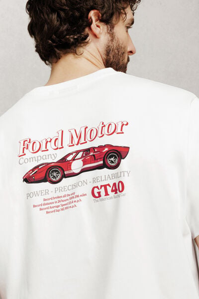 Tee shirt imprim&eacute; devant dos licence Ford GT40
