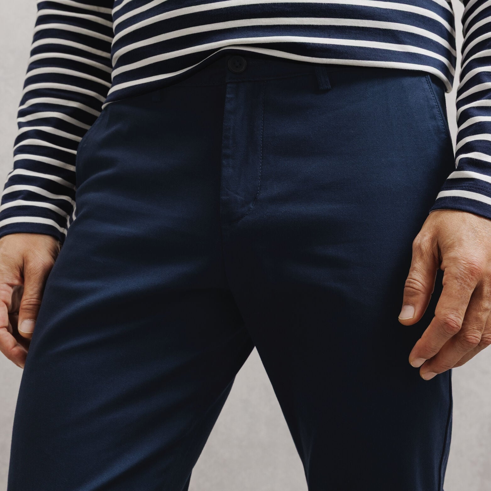 "Le Parfait by JULES" Straight fit chino  