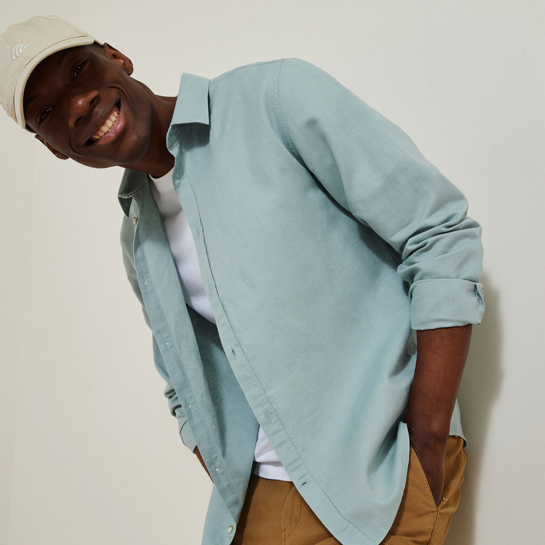 Chemise en coton lin Jules BE