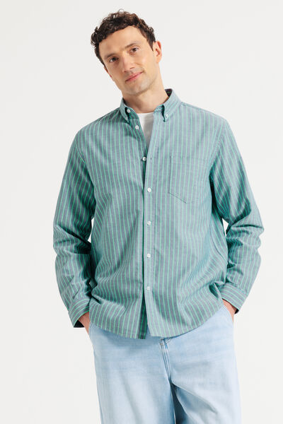 Chemise oxford ray&eacute;e "le parfait by JULES"