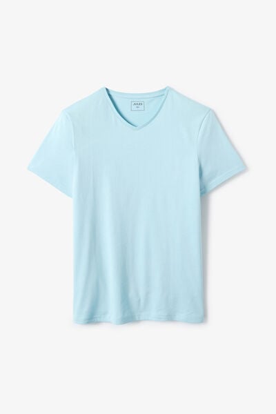Tee shirt col V en coton