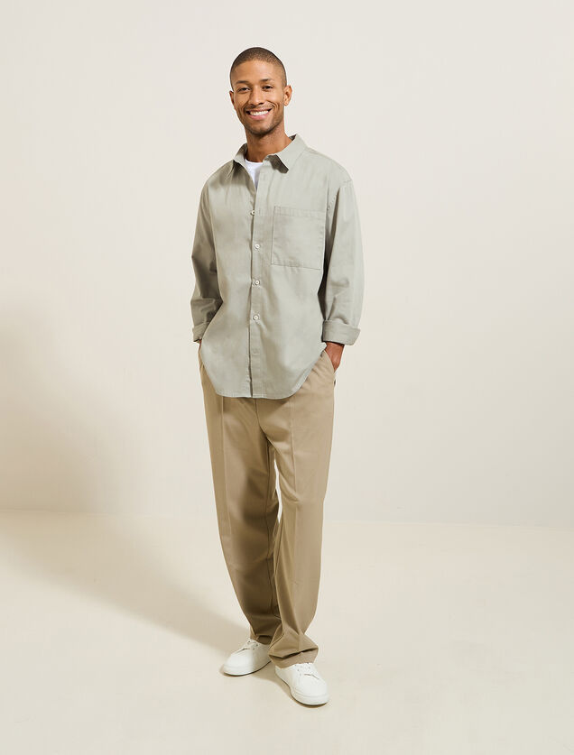 Chemise en coton twill