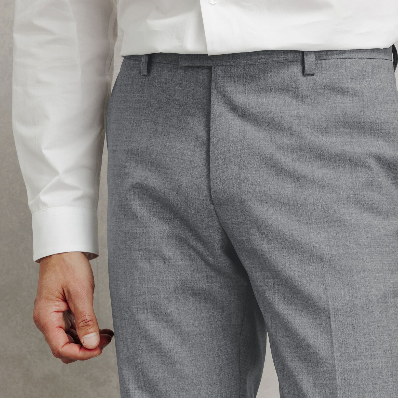 Pantalon de costume slim 100% laine italienne
