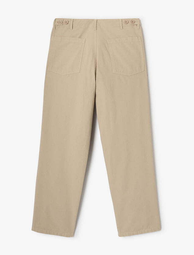 Baggy broek met timmermansdetail