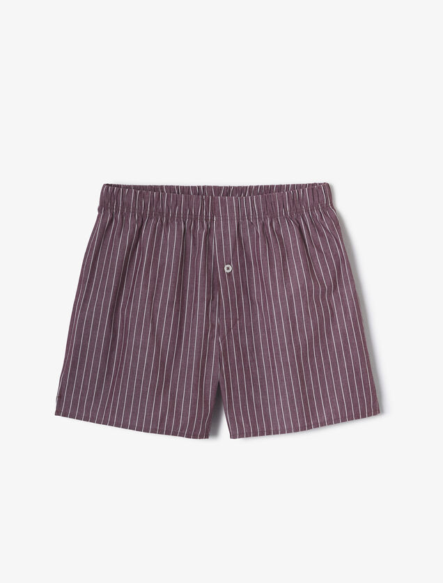 Cale&ccedil;on ray&eacute; en coton