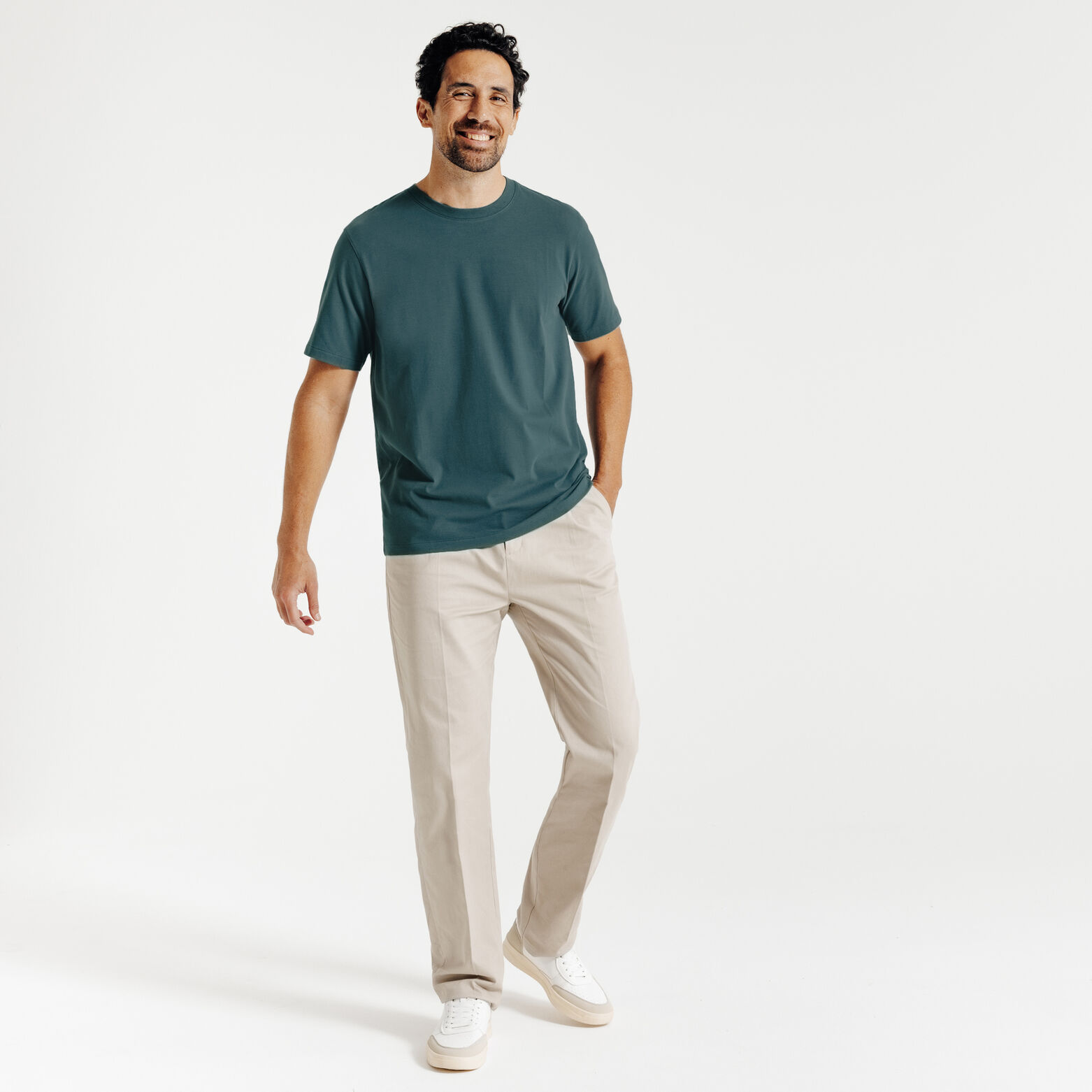 Tee shirt matière douce col rond