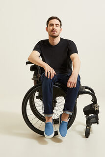 Jean slim pour personne à mobilité réduite