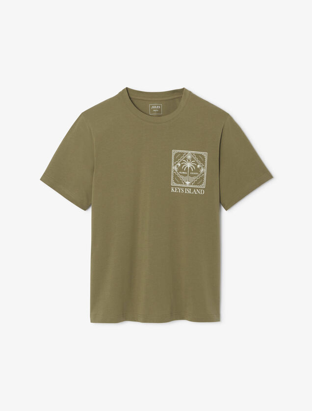 T-shirt ronde hals met print