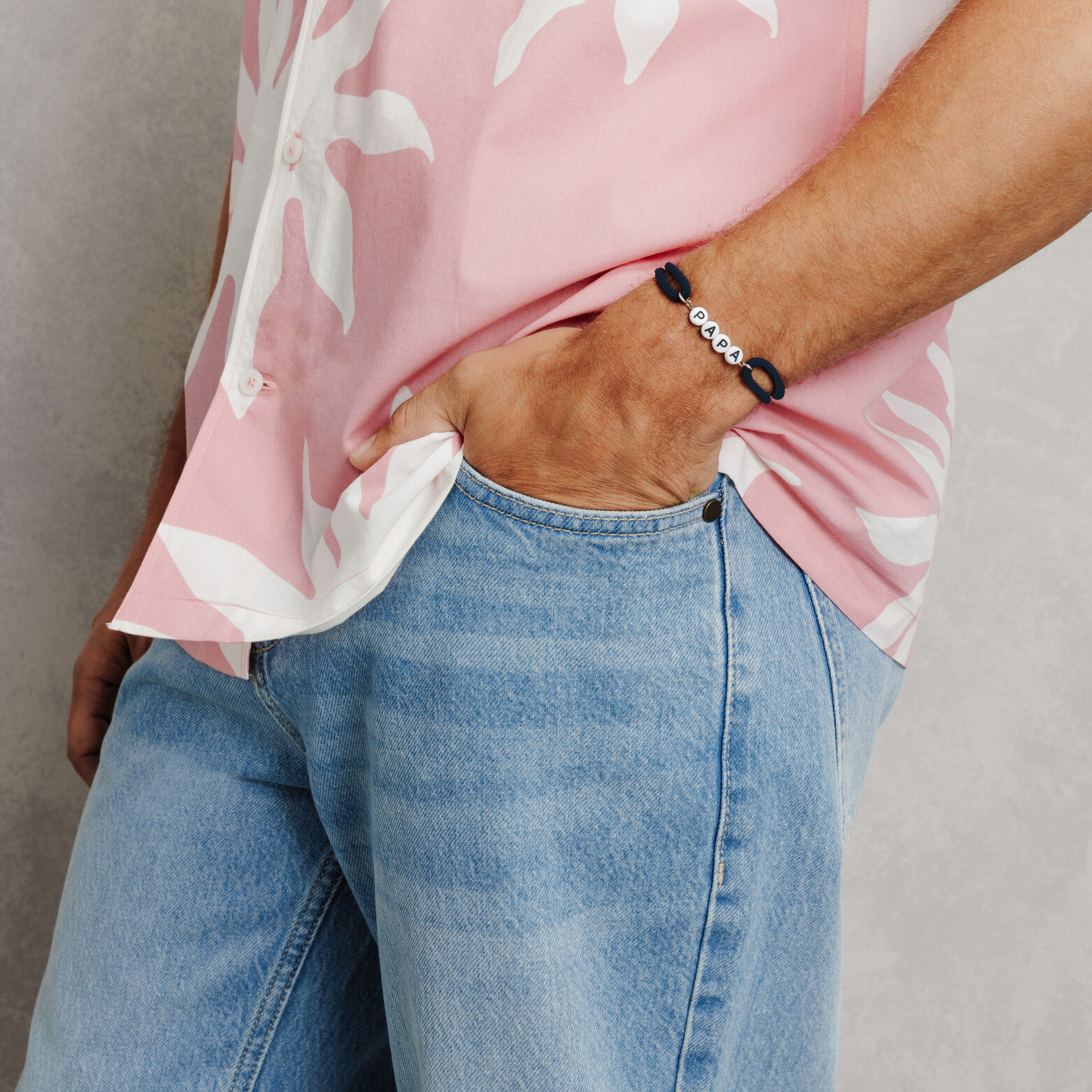 Bracelet corde f&ecirc;te des p&egrave;res