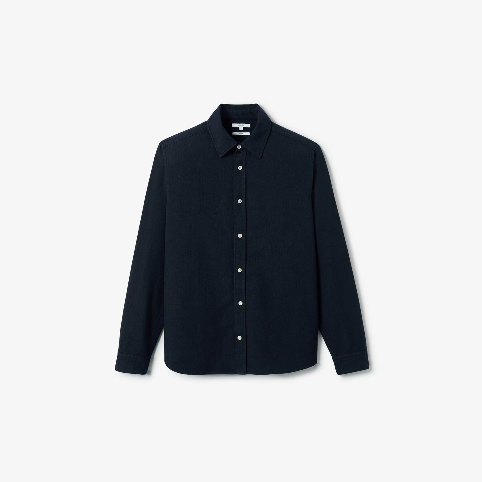 Chemise 100% coton armur&eacute;e unie