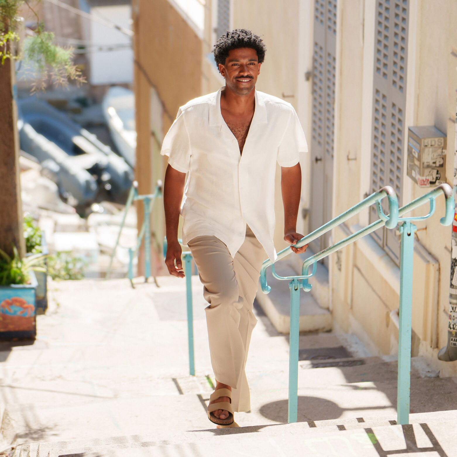 Pantalon chino loose