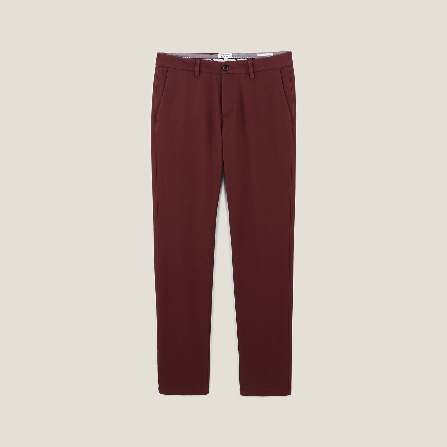 Pantalon homme bordeaux slim sale