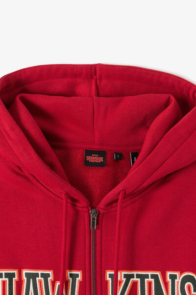 Hoodie met rits Stranger Things licentie