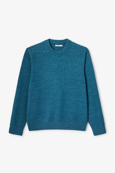 Pluizig trui ronde hals