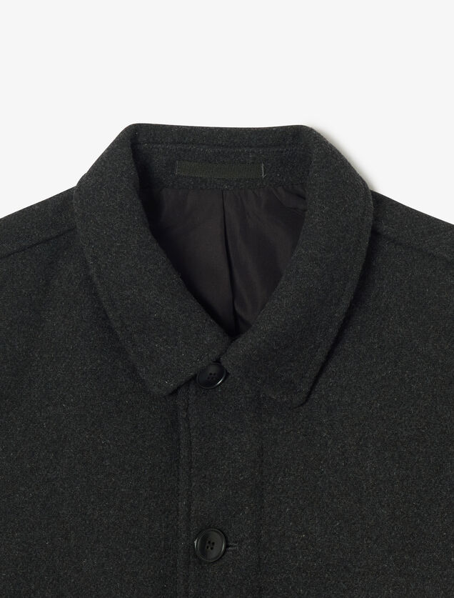 Vest met hemdskraag en knopen