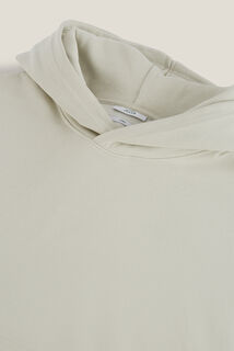 Sweat &agrave; capuche manches courtes uni