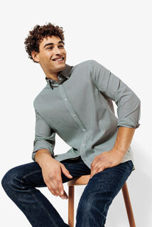 Chemise en coton rayée