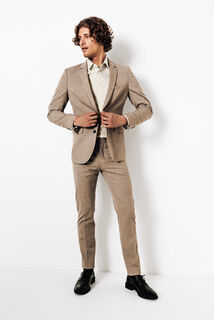 Chemise sans repassage en coton unie slim