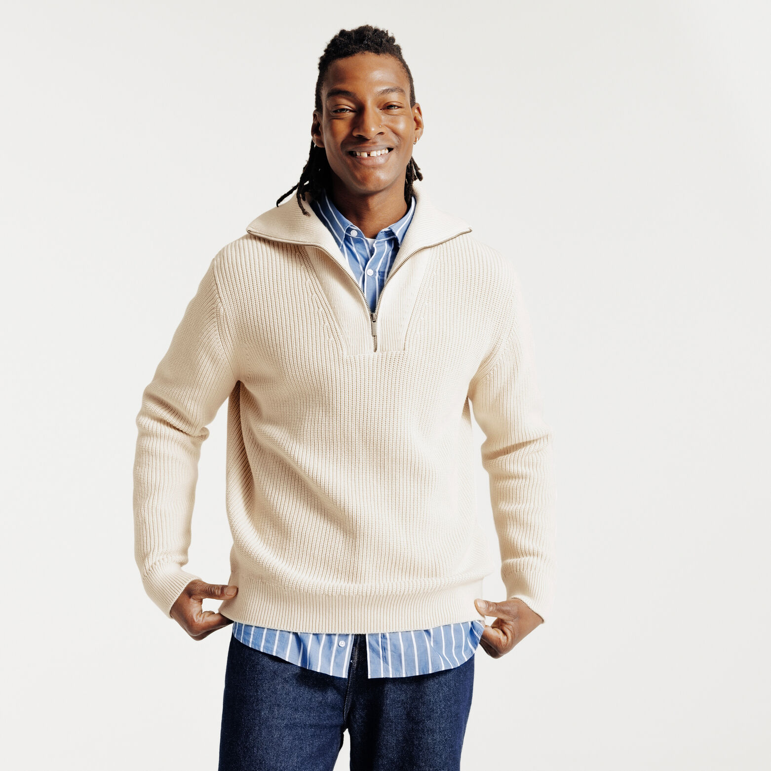 Pull col camionneur en c&ocirc;te