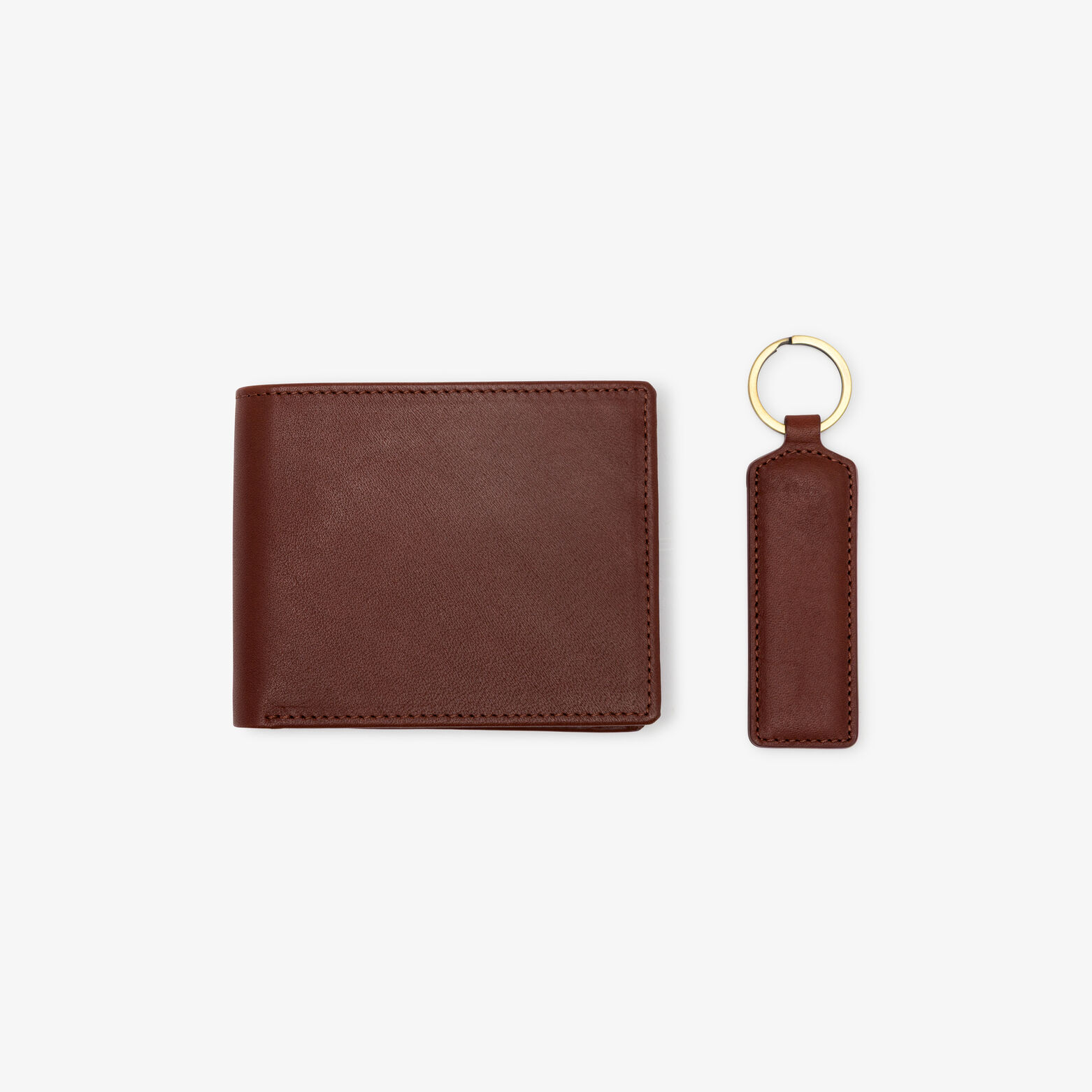 Coffret portefeuille et porte-clef 100% cuir