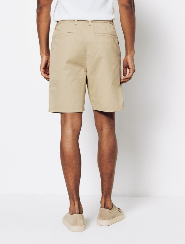 Bermuda en coton lin