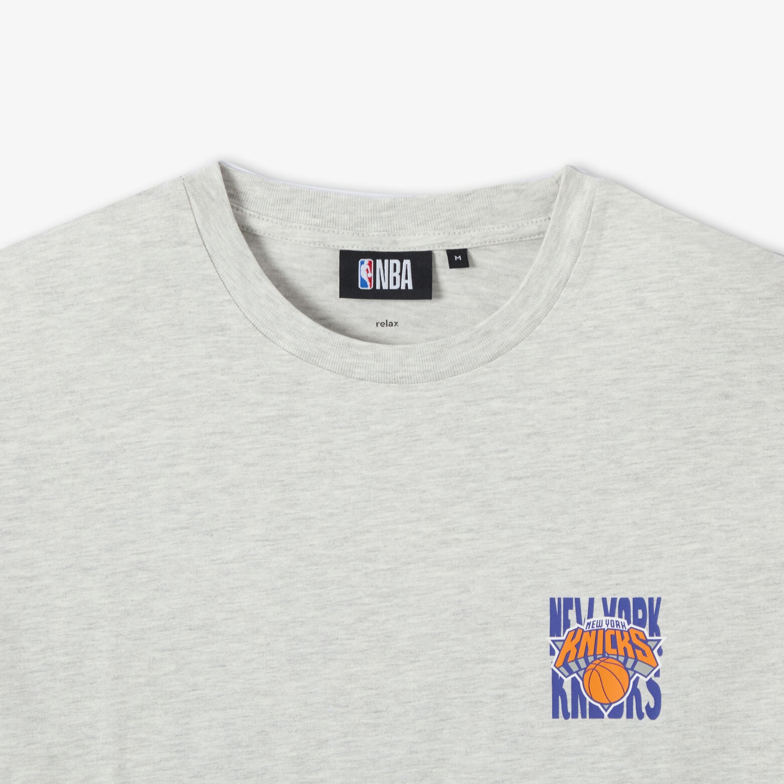 T-shirt met print New York Knicks NBA-licentie