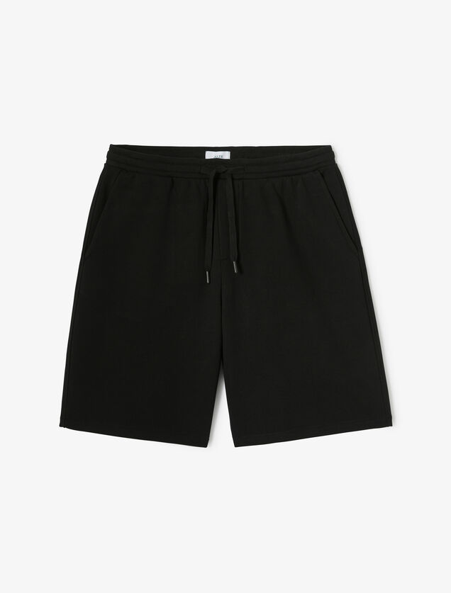 Short en molleton taille élastiquée