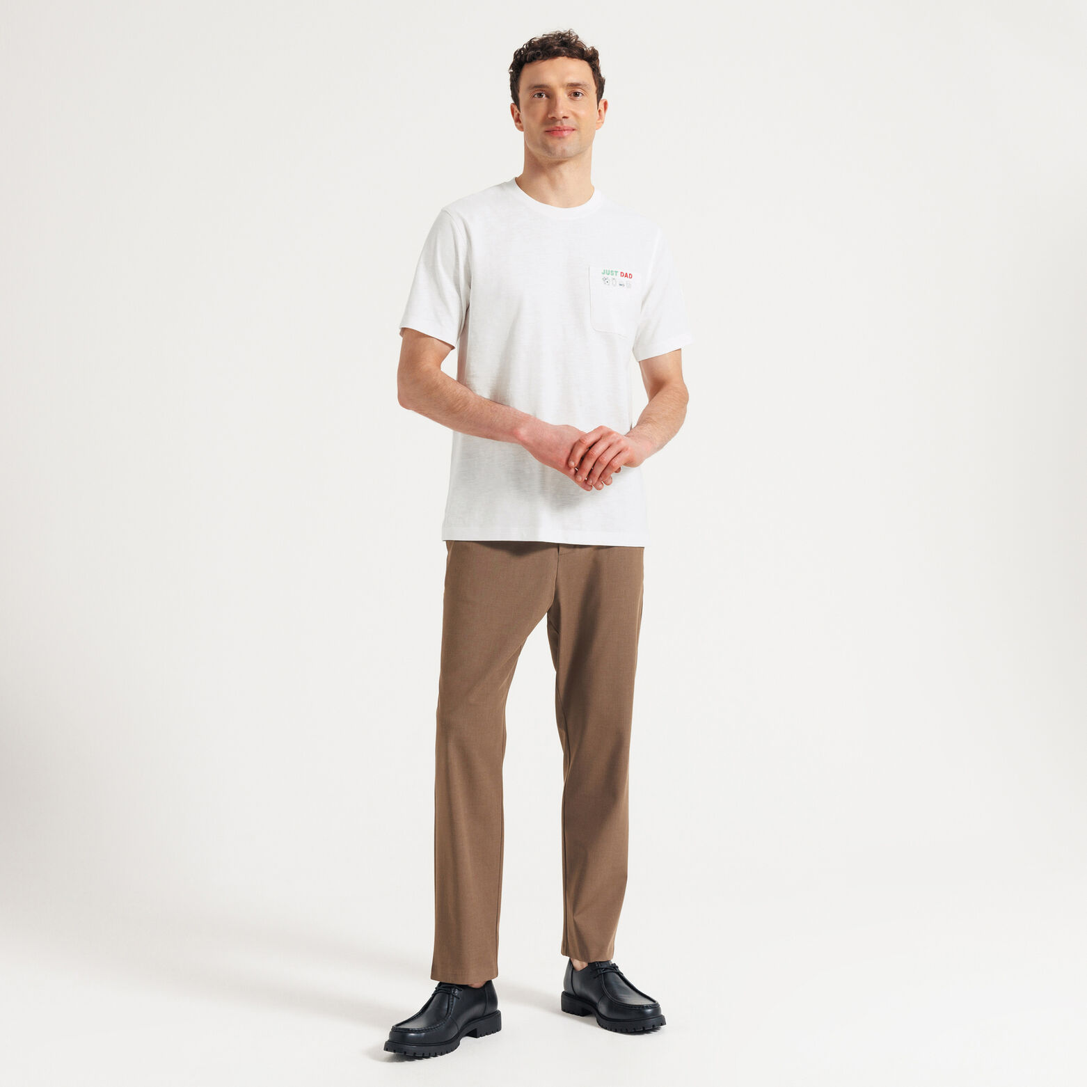 Tee shirt f&ecirc;te des p&egrave;res poche imprim&eacute;e