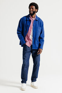 Chemise en coton ray&eacute;e color&eacute;e