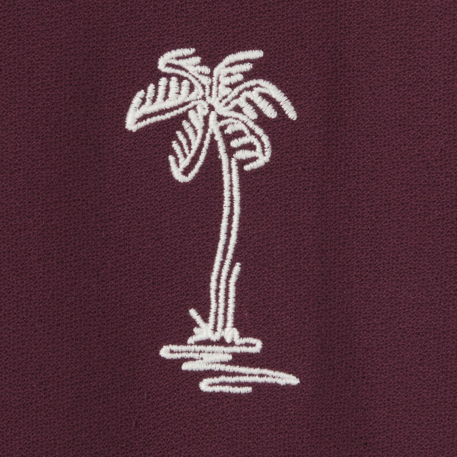 Polo korte mouwen textuur borduursel 