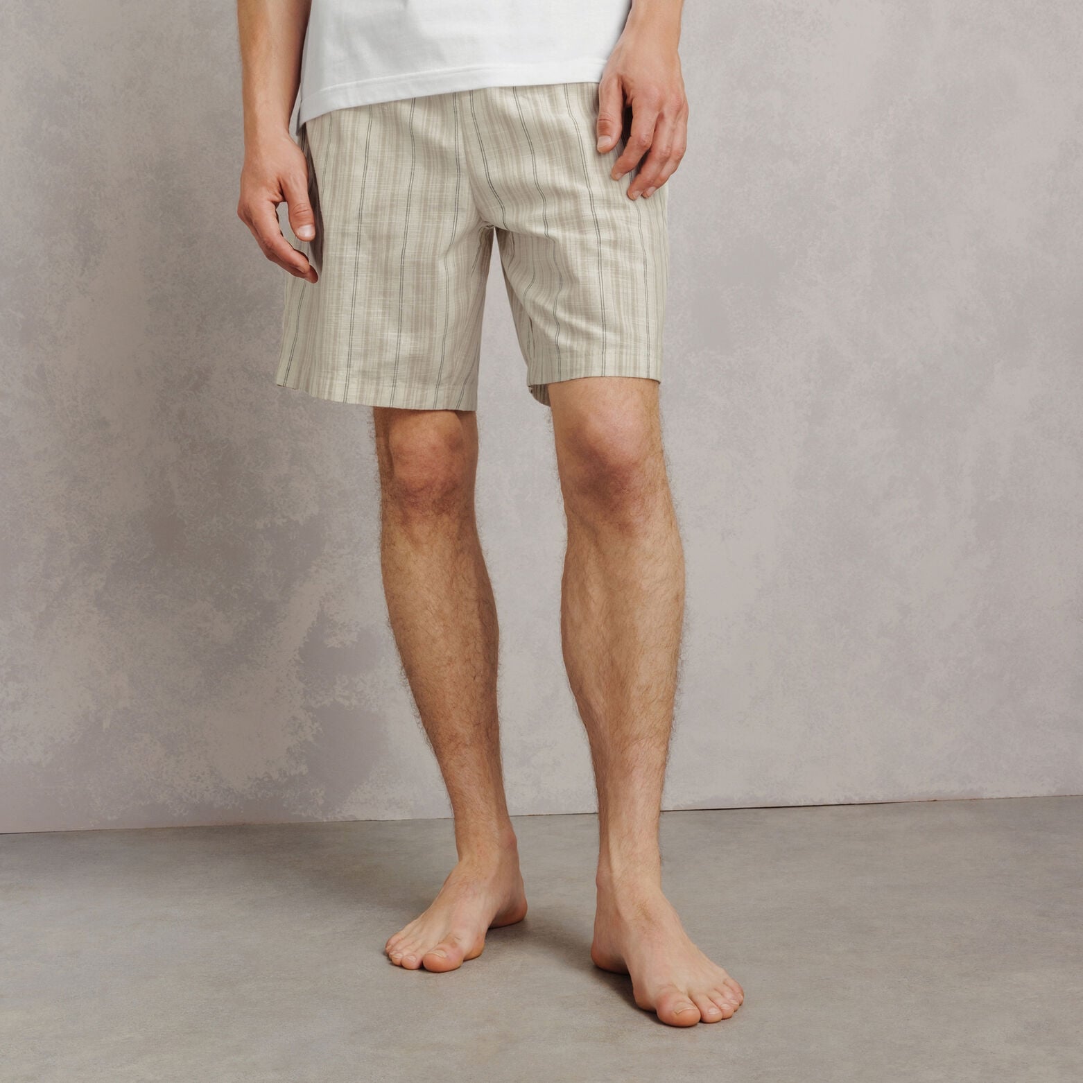 Gestreepte pyjama met short
