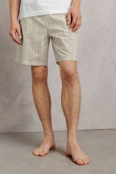 Gestreepte pyjama met short