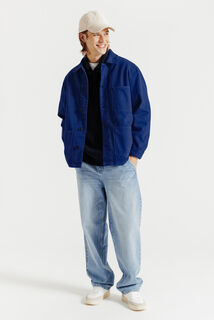 Vest met hemdskraag en knopen