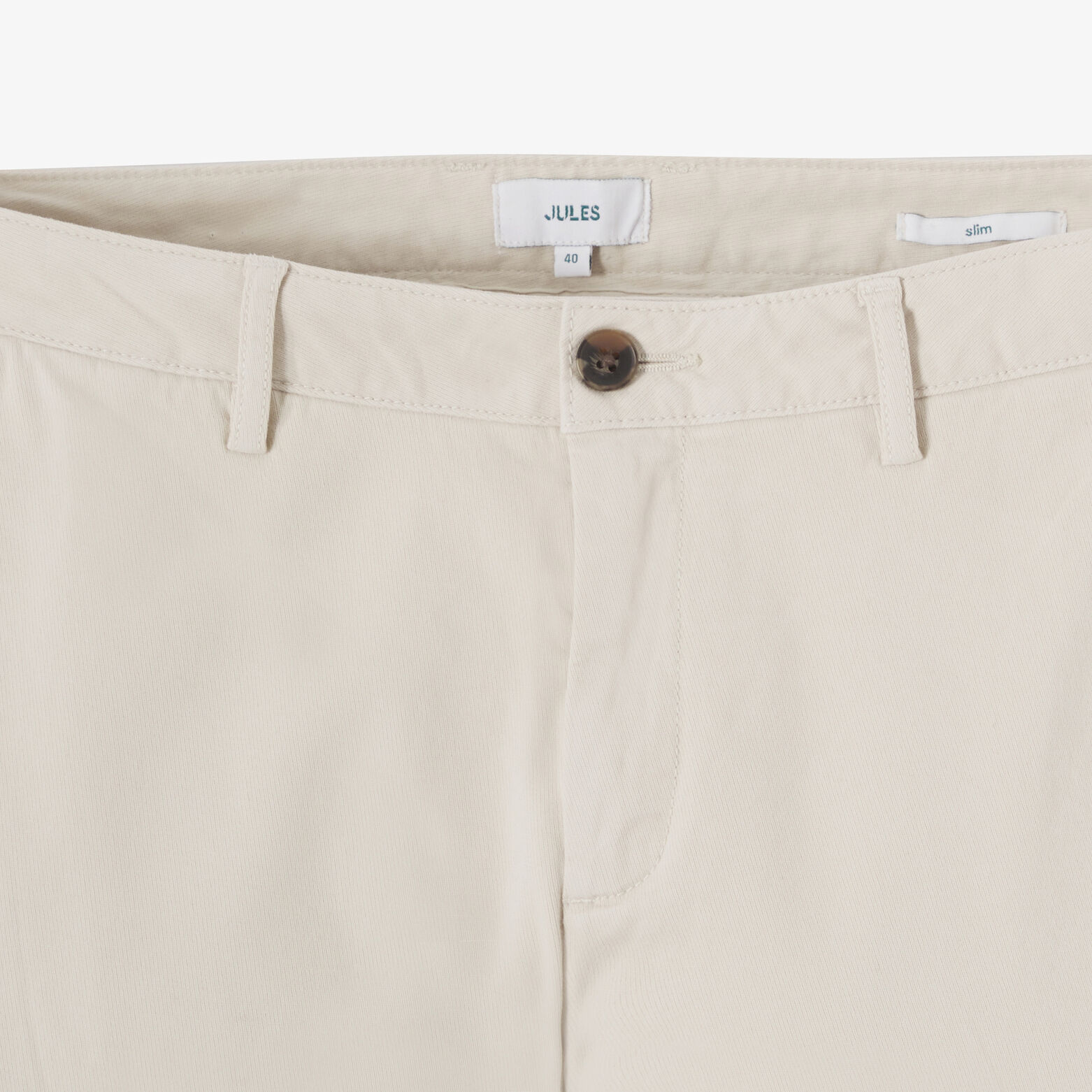 Pantalon chino slim tricotine